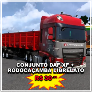 Conjunto Daf XF + RodoCaçamba Librelato