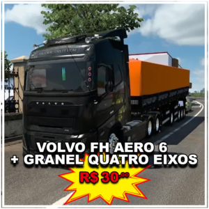 Volvo FH Aero 6 + Granel 4 Eixos