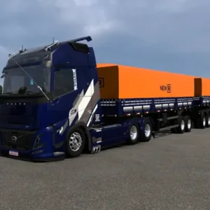 Conj. Volvo Aero + Robque 9 Eixos Randon New R