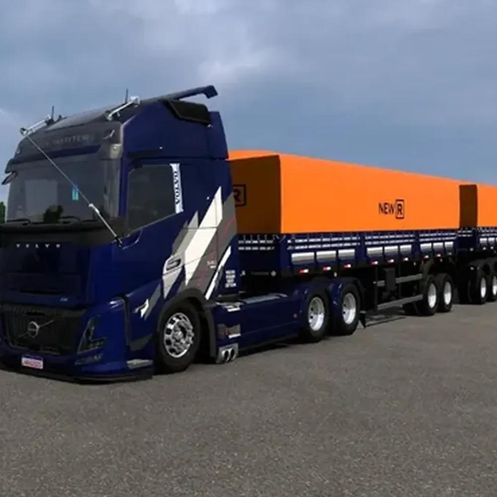 Conj. Volvo Aero + Robque 9 Eixos Randon New R