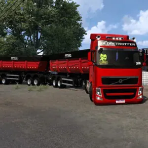 Conj. Volvo FH Clássico + RodoCaçamba Estrada 9 Eixos