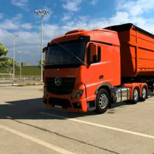 CONJUNTO MB ACTROS 2653 + BASCULANTE GUERRA NO DOLLY