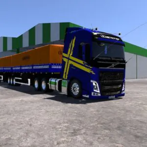 CONJUNTO VOLVO FH ROBOCOP + BITREM 30 METROS OPALA GAMER